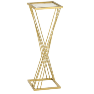 ΜΕΤΑΛΛΙΚΗ ΒΑΣΗ ΧΙΑΣΤΙ 32Χ32ΧΥ100CM ΜΕ ΜΑΡΜΑΡΟ